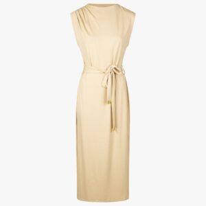 Courtney midi dress in beige