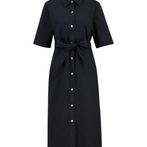 Sloane midi dress in dark navy