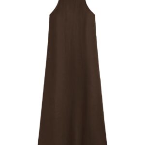 Ukara dress in cocoa