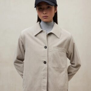 Cotana cord overshirt in oat
